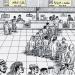 چاپ شده دریک مجله عراقی  کاریکاتوری که در آن مشهد را تایلند عراقی ها نشان میدهد