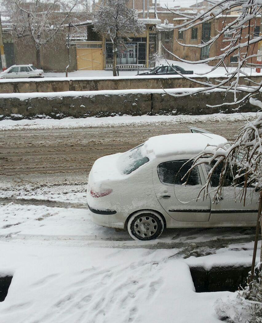 بارش برف در مرند الناز33