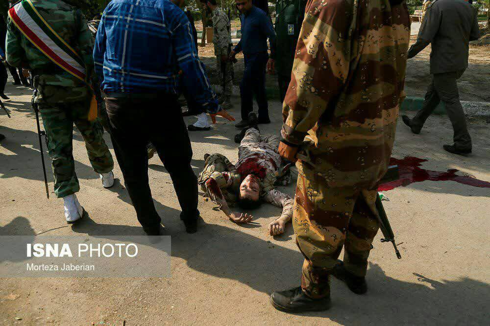 تصاویری از حمله تروریستی امروز صبح به رژه نیروهای مسلح در اهواز Sattar