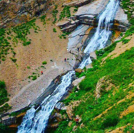 مازندران ، آمل  آبشار دریوک از بزرگترین آبشارهای پلکانی ایران.. **abdolla**