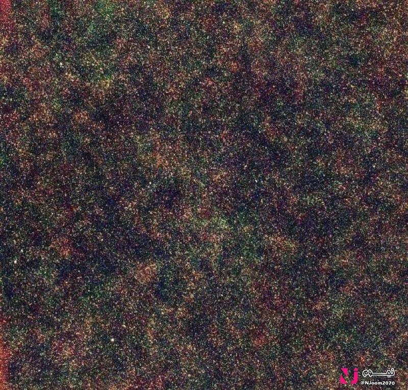 فقط یکی از نقاط بالا کهکشان راه شیریه (هر کهکشان صدها میلیون ستاره و منظومه داره) حالا کلاتو قاضی کن حساب کن ببین بود و نبودت تو این عکس چقد مه 