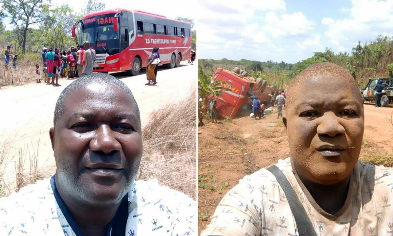 یه مرد آفریقایی اول عکس سمت چپی رو تو پیج خودش میزاره و مینویسه : خوشحالم با اتوبوسی سفر میکنم که رانندش یک خانمه ... جواطی